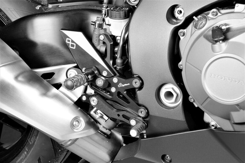 Adjustable Rear Sets With Fixed Foot Pegs for Honda Naturale